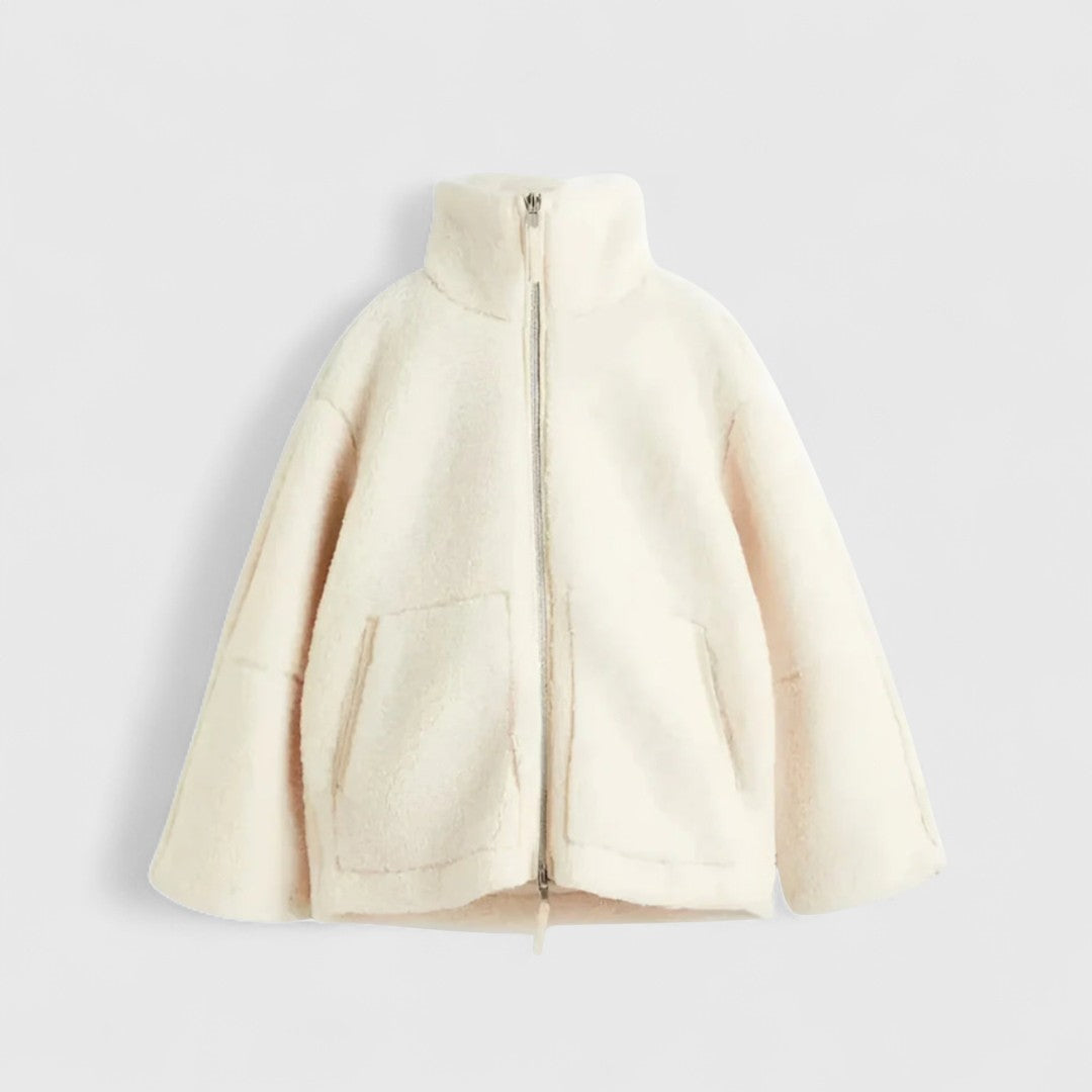 Békesség - Puha és kényelmes meleg dzseki elegáns vonallal