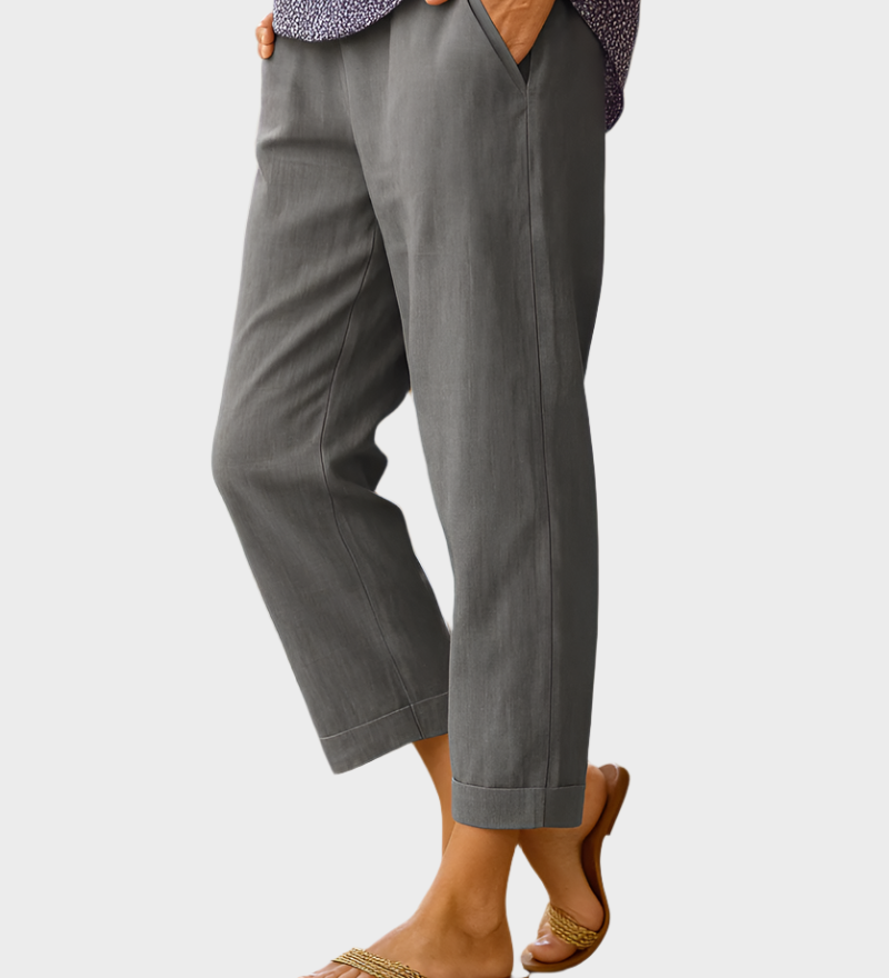 Nyári Nadrág Vászonból és Pamutból