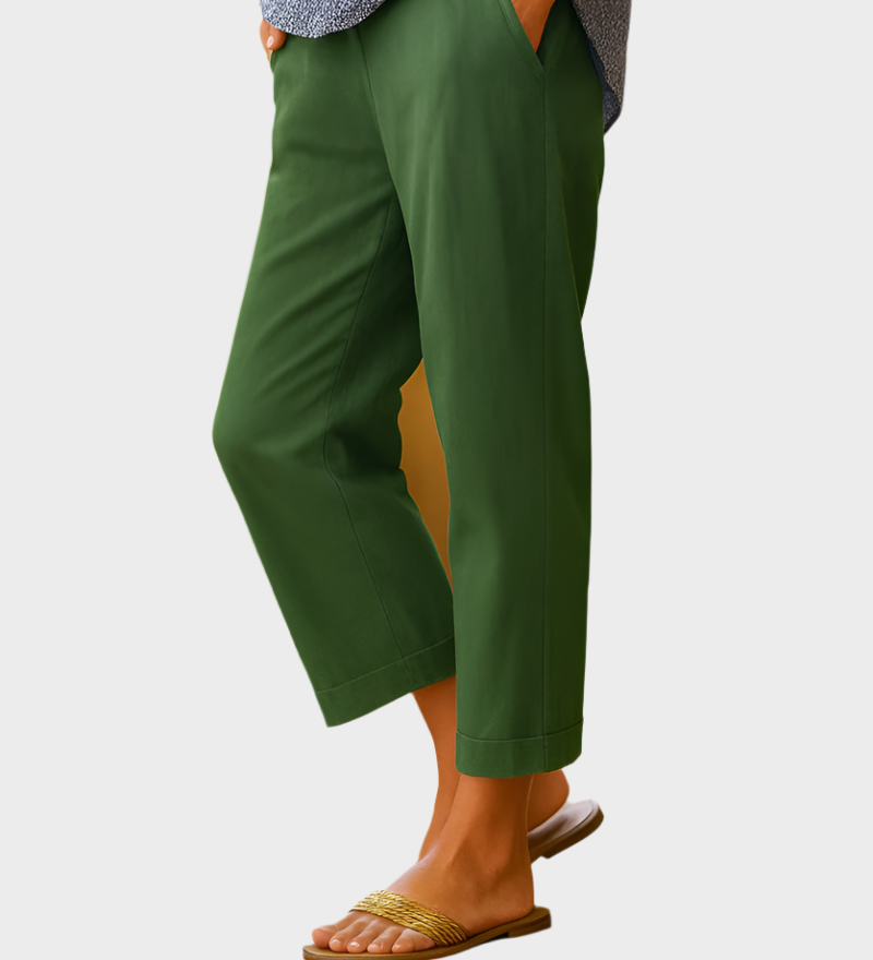 Nyári Nadrág Vászonból és Pamutból