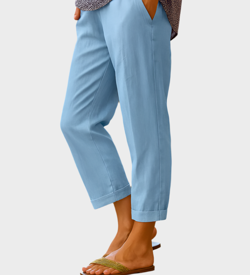 Nyári Nadrág Vászonból és Pamutból