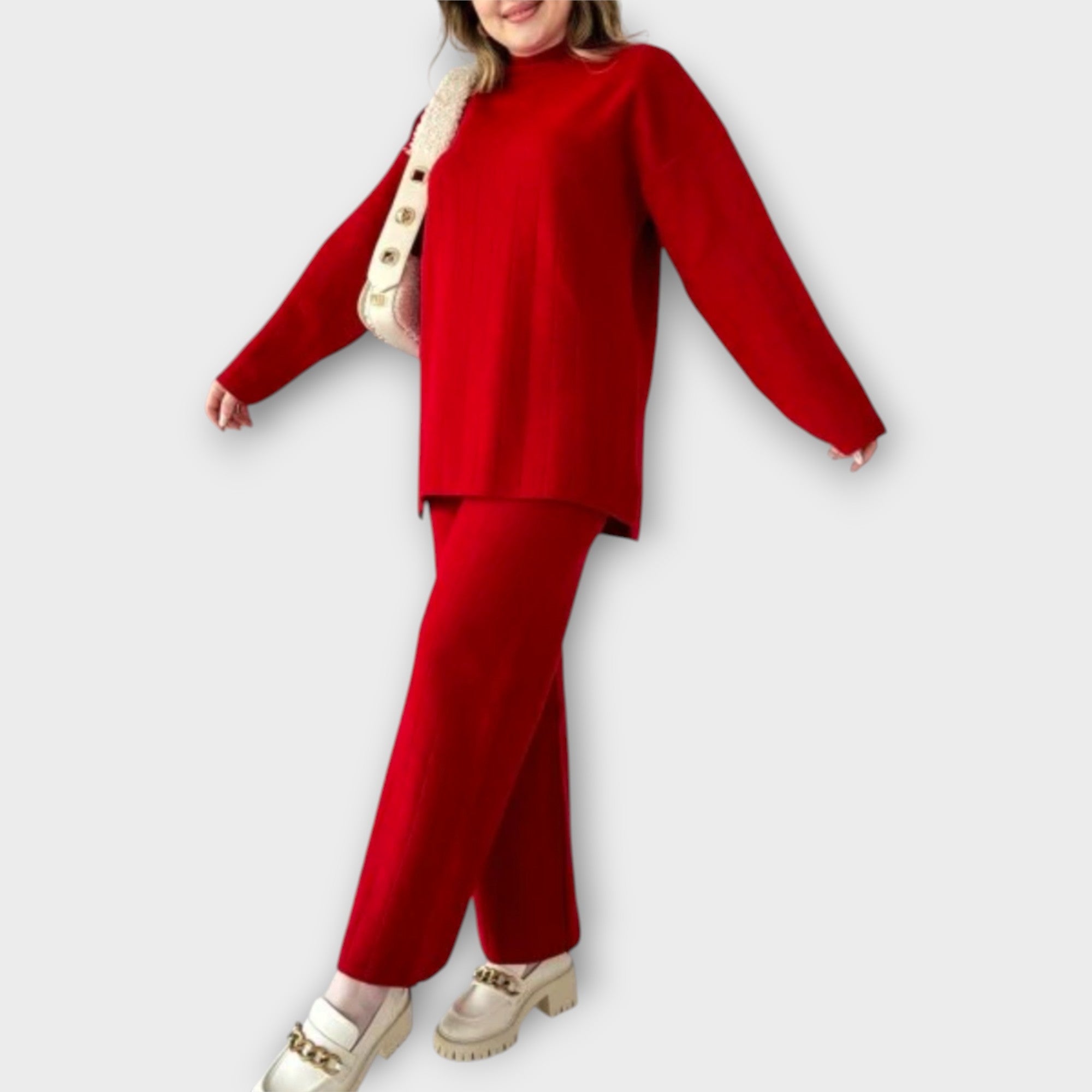 Kötött Szett Laza Illeszkedéssel