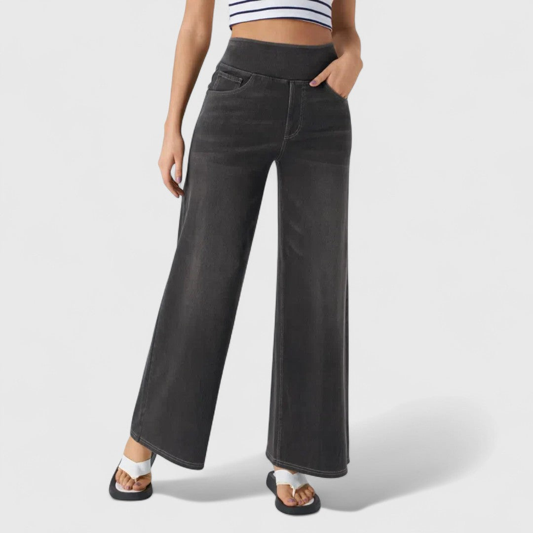 Remény - kényelmes és rugalmas nadrág magas derékkal