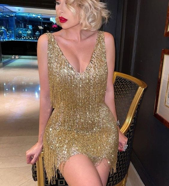 Anasztázia – Elegáns Rojtos Alkalmi Ruha