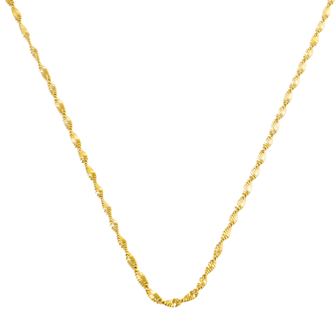 Kettős Csavaros Nyaklánc