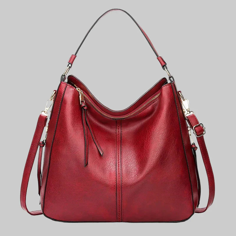 Szuf - Luxus Bőr Lopásgátló Hobo Táska