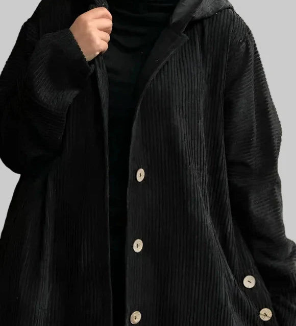 Cordia - Kockás Kabát Kapucnival