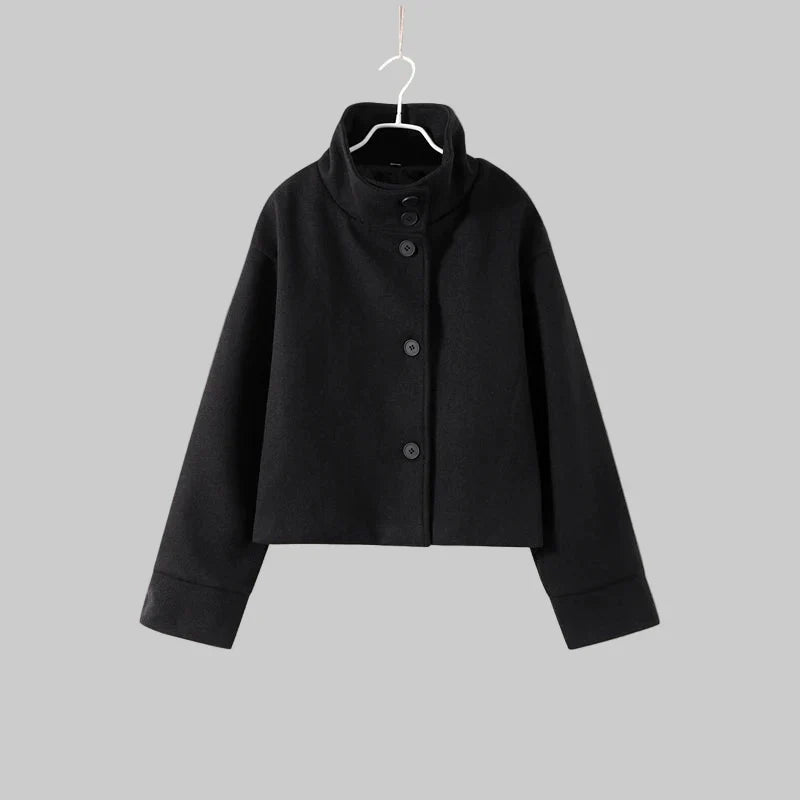 Iris - Minimalista szürke dzseki gyapjúkeverékből