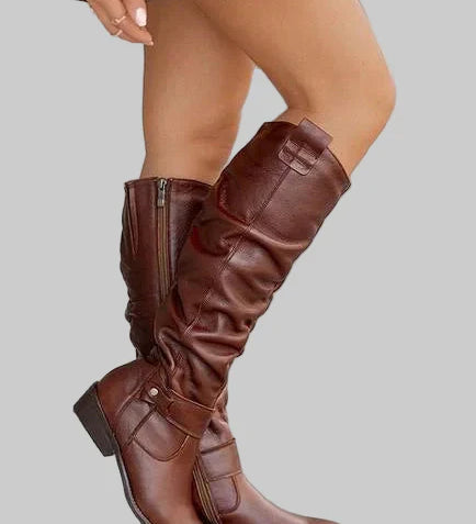 Celine - Magas Retro Stílusú Csizmák