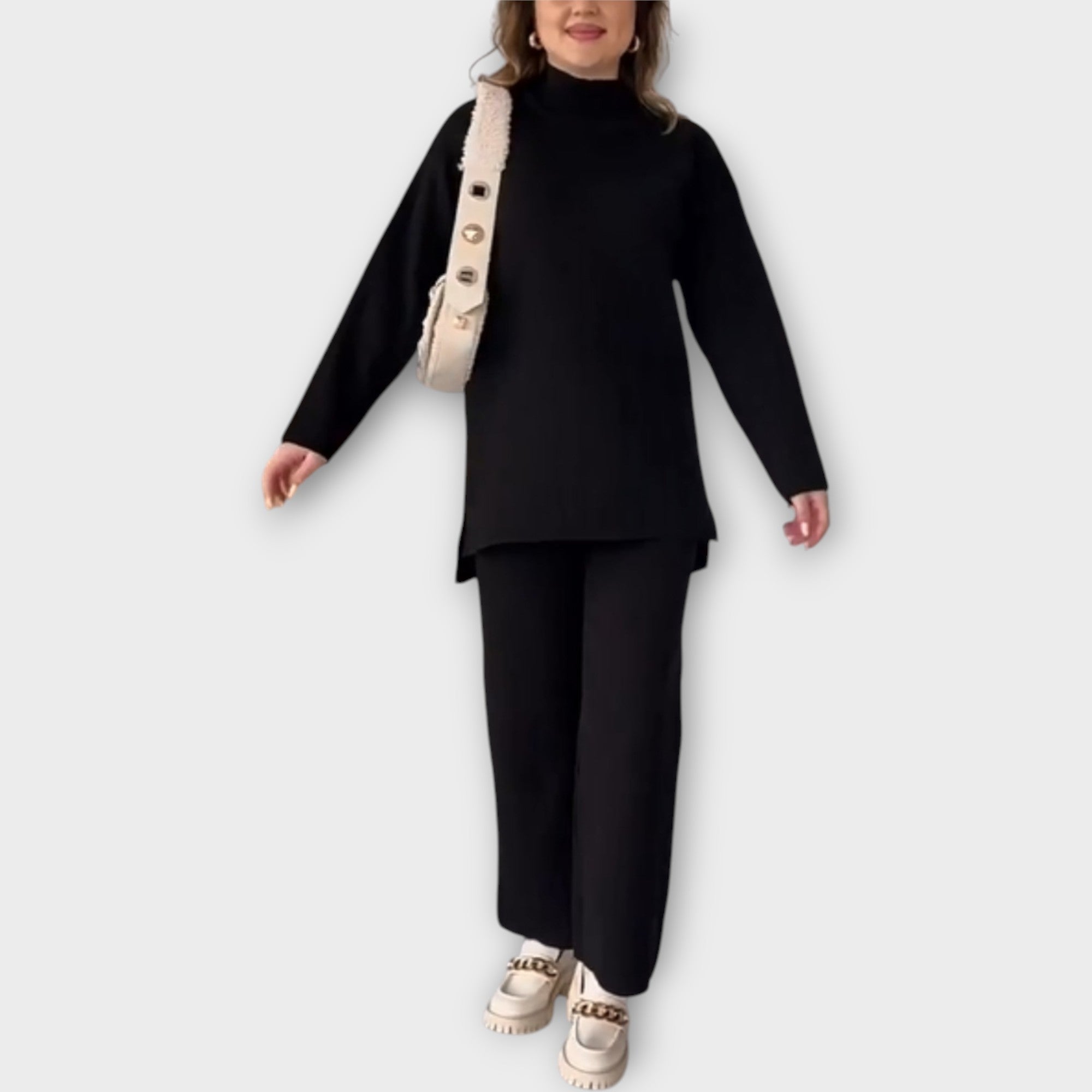 Kötött Szett Laza Illeszkedéssel