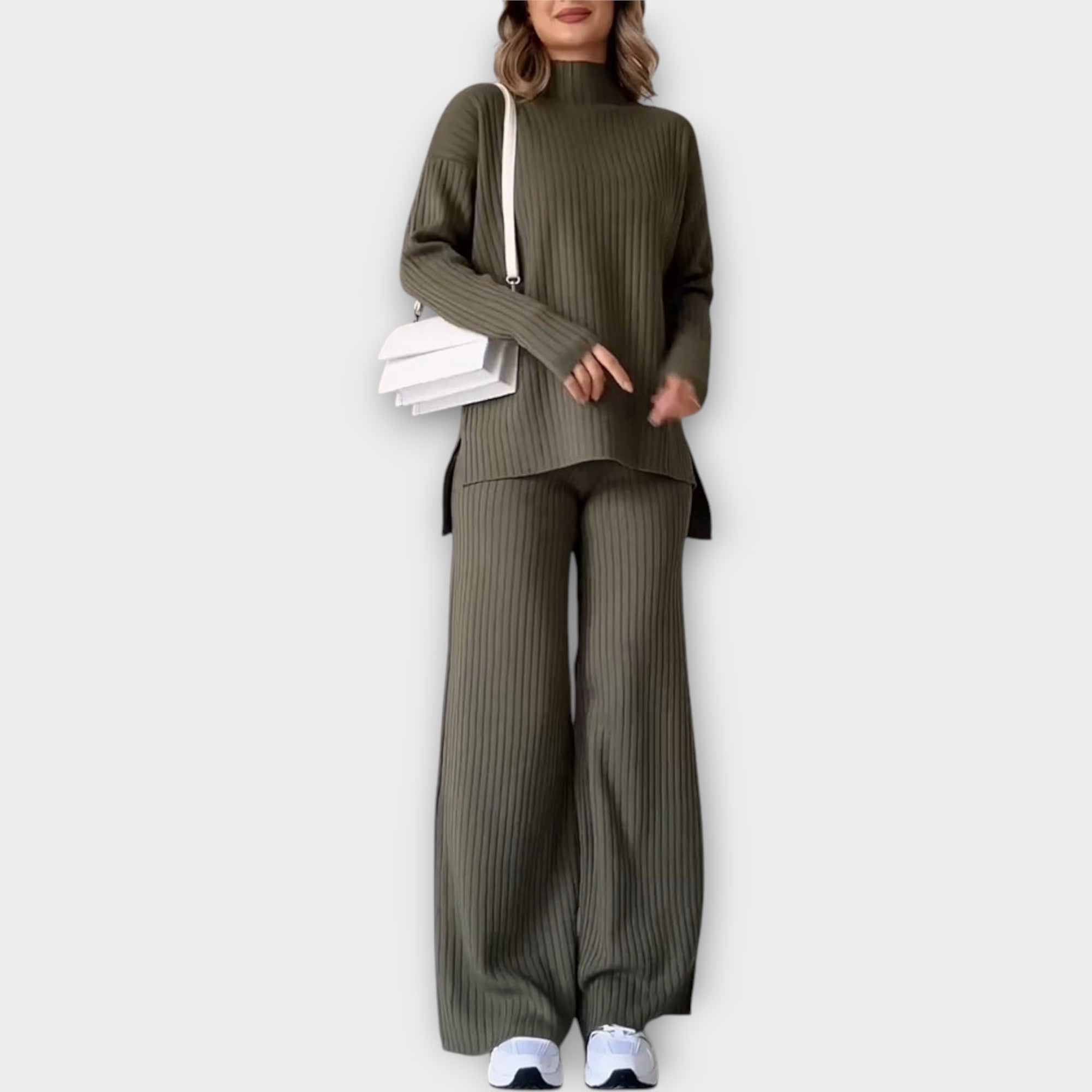 Kényelmes Vonalú Kötött Szett