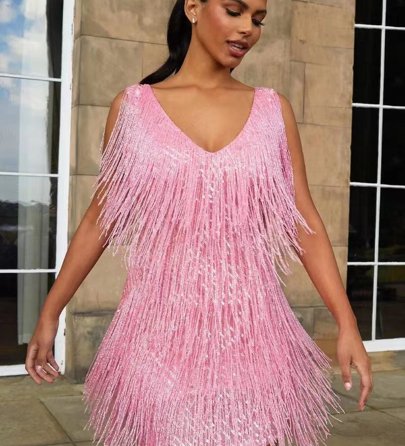 Anasztázia – Elegáns Rojtos Alkalmi Ruha