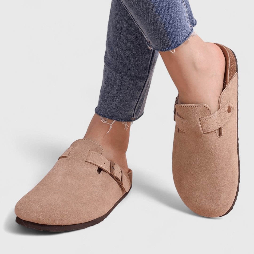 Lúcia - anatómiai szandál velúr bőrből